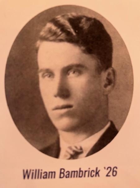 William Bambrick '26 — 2026 Athletic Hall of Fame inductee